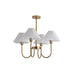 Lenore Pleated Chandelier - DWHOME