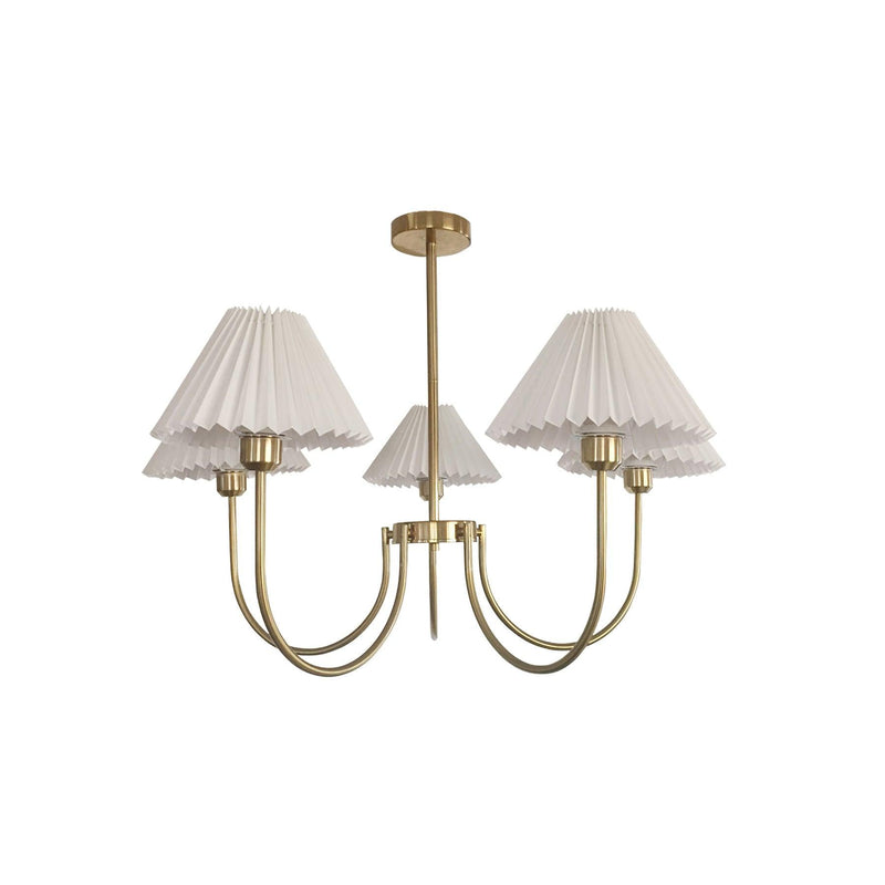 Lenore Pleated Chandelier-DWHOME