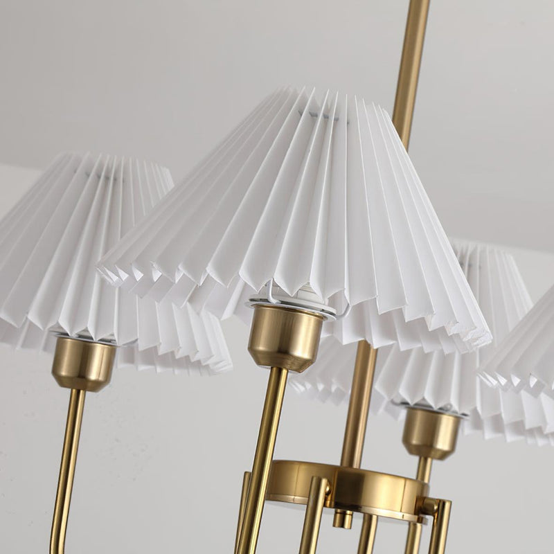 Lenore Pleated Chandelier-DWHOME