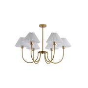 Lenore Pleated Chandelier-DWHOME