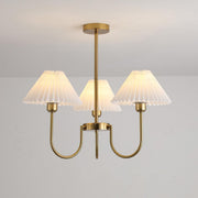 Lenore Pleated Chandelier-DWHOME