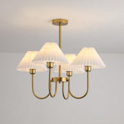 Lenore Pleated Chandelier-DWHOME