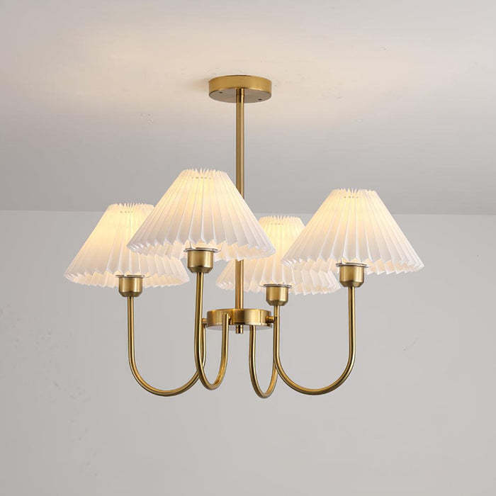 Lenore Pleated Chandelier - DWHOME