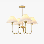 Lenore Pleated Chandelier-DWHOME