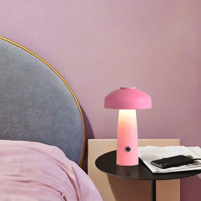 Leon Mushroom Built-in Battery Table Lamp-DWHOME