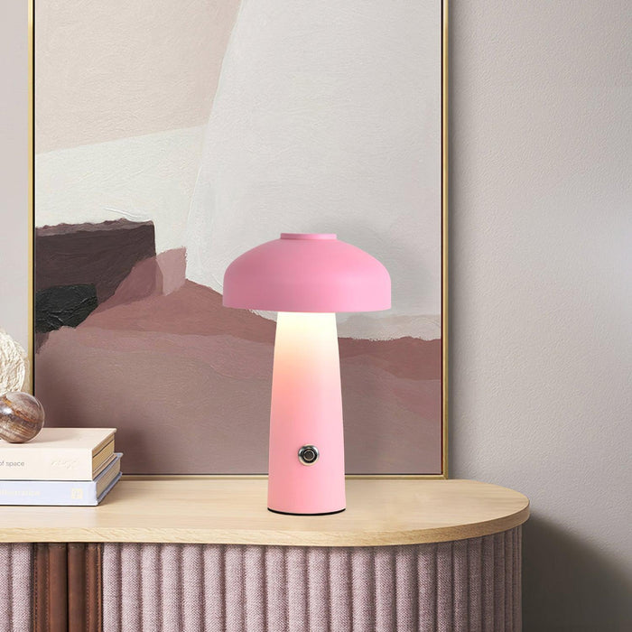 Leon Mushroom Built-in Battery Table Lamp-DWHOME