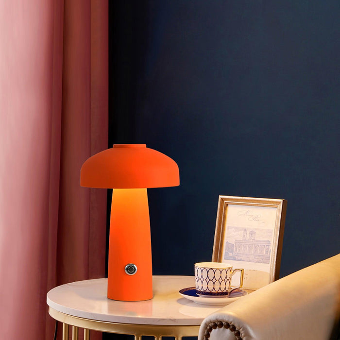 Leon Mushroom Built-in Battery Table Lamp-DWHOME