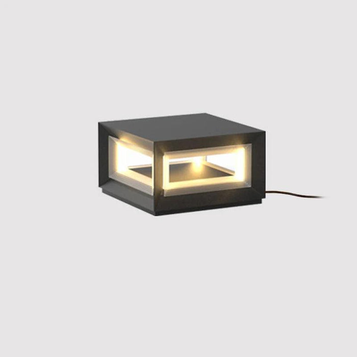 Light Cube Outdoor Post Light-DWHOME