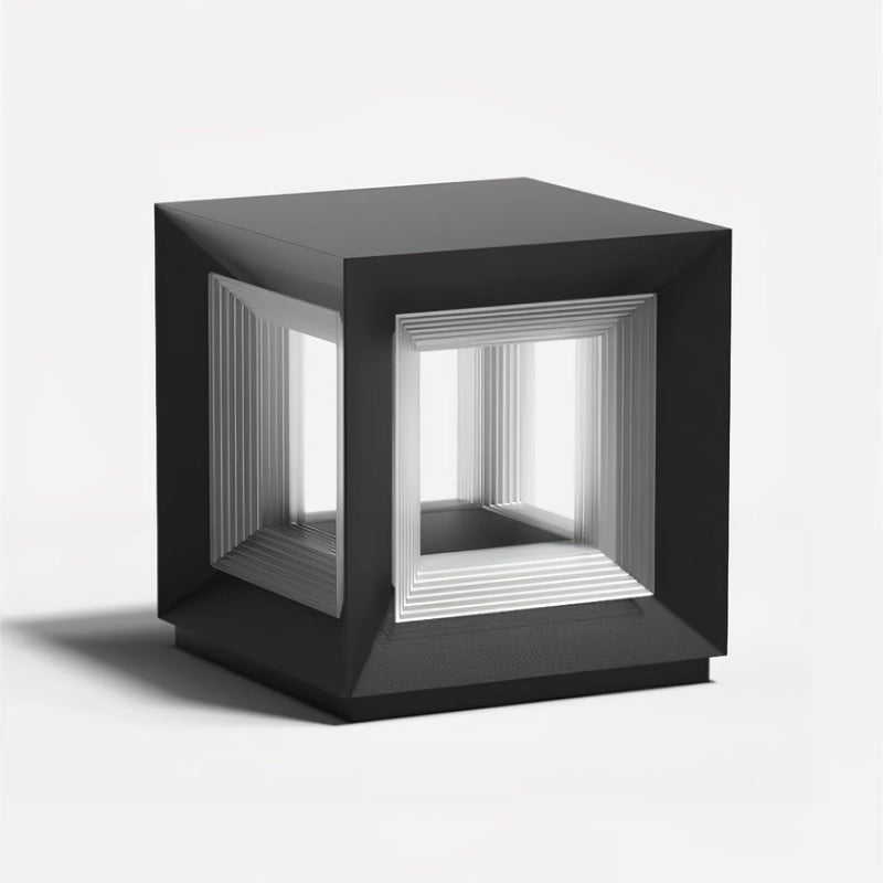 Light Cube Outdoor Post Light-DWHOME