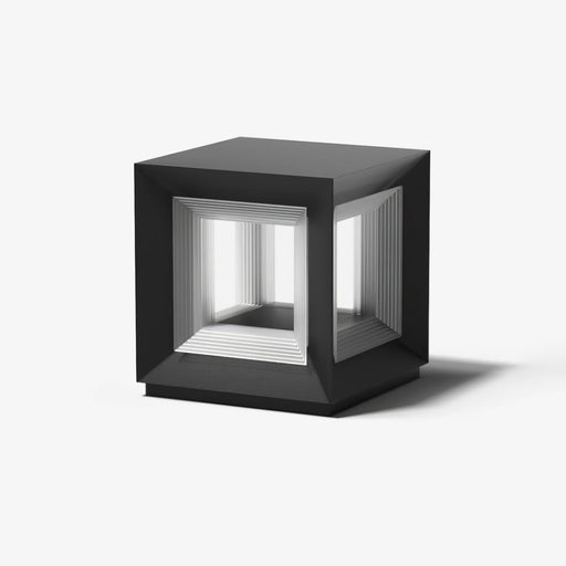 Light Cube Outdoor Post Light-DWHOME