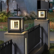 Light Cube Outdoor Post Light-DWHOME