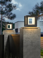 Light Cube Outdoor Post Light-DWHOME