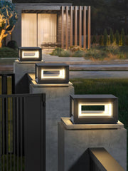 Light Cube Outdoor Post Light-DWHOME