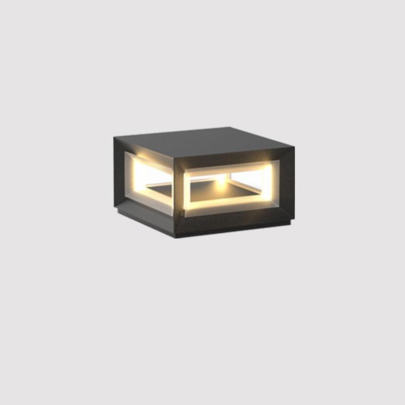 Light Cube Outdoor Post Light-DWHOME