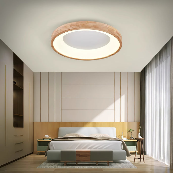 Ligna Square Ceiling Light-DWHOME