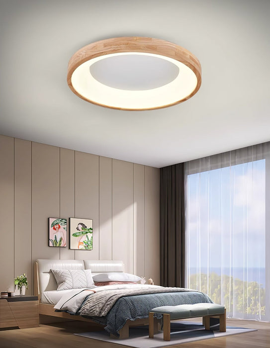 Ligna Square Ceiling Light-DWHOME