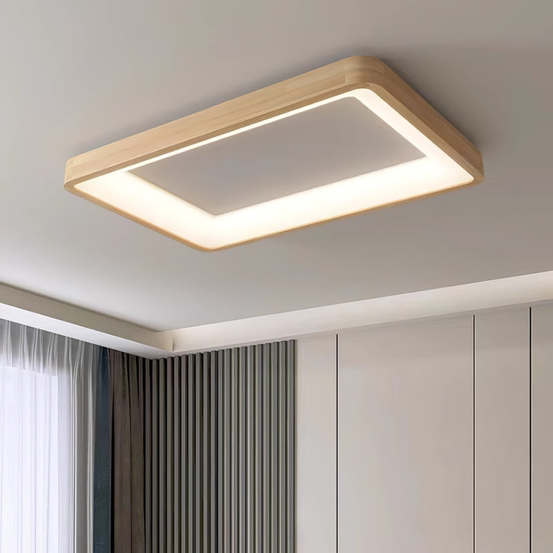 Ligna Square Ceiling Light-DWHOME