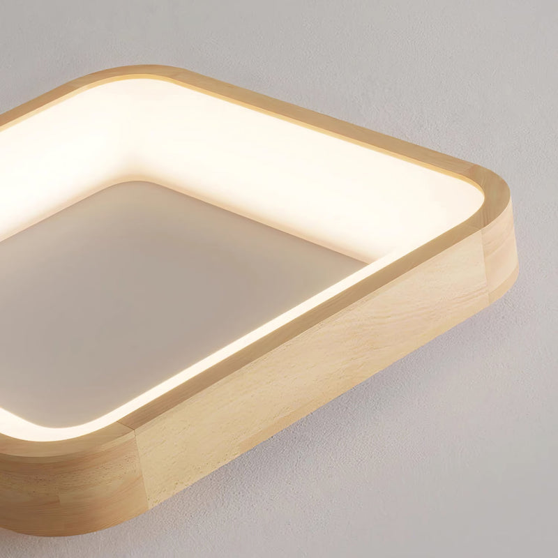 Ligna Square Ceiling Light-DWHOME