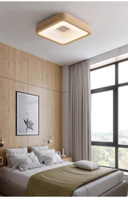 Ligna Square Ceiling Light-DWHOME