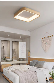 Ligna Square Ceiling Light-DWHOME