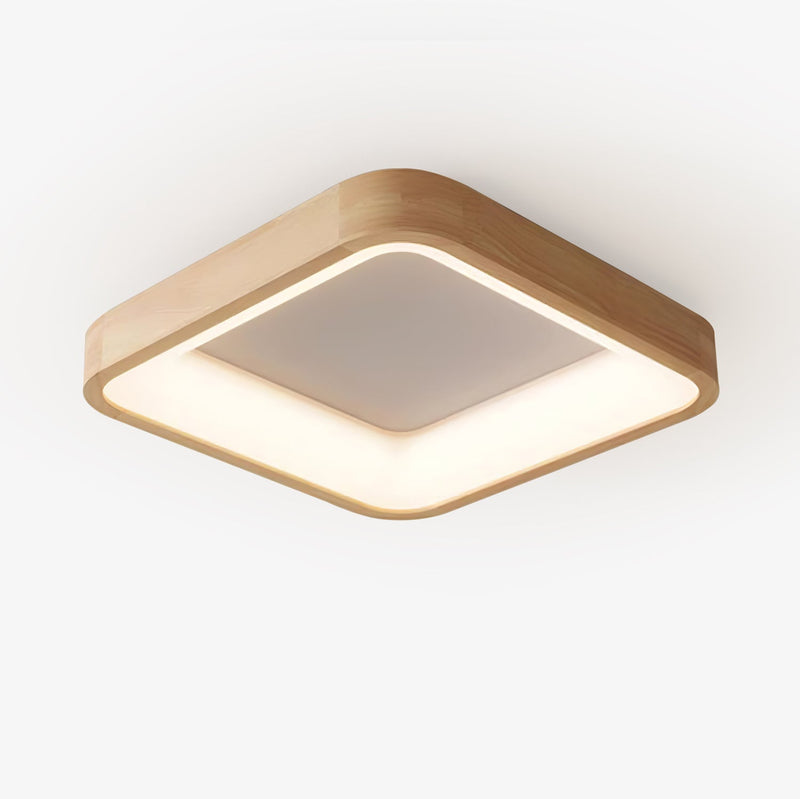 Ligna Square Ceiling Light-DWHOME