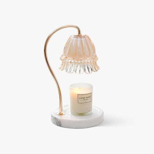 Lily Marble Warmer Table Lamp-DWHOME