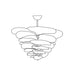 Textured Glass Leaf Amber Chandelier-DWHOME