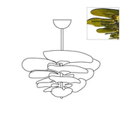 Petals Gold Murano Chandelier-DWHOME