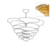Petals Gold Murano Chandelier-DWHOME