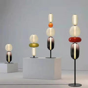 Lina Glass Shade Floor Lamp-DWHOME