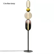 Lina Glass Shade Floor Lamp-DWHOME