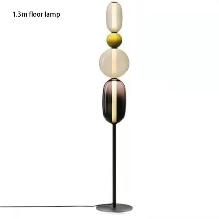 Lina Glass Shade Floor Lamp.