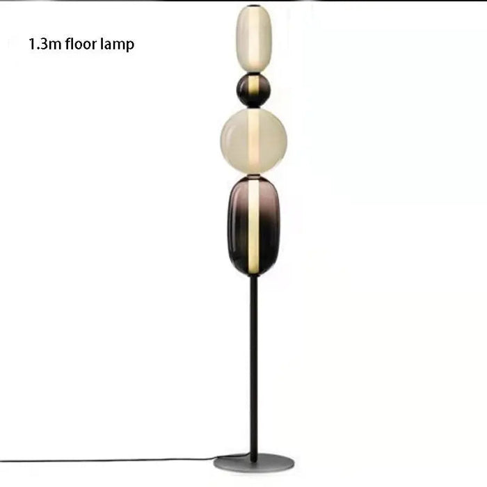 Lina Glass Shade Floor Lamp.