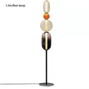 Lina Glass Shade Floor Lamp-DWHOME