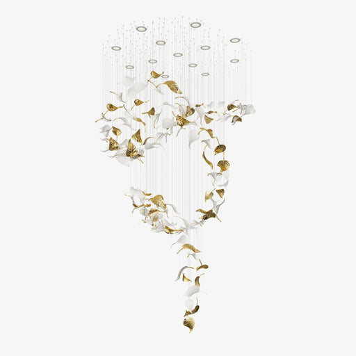 Linden Leaves Chandelier-DWHOME