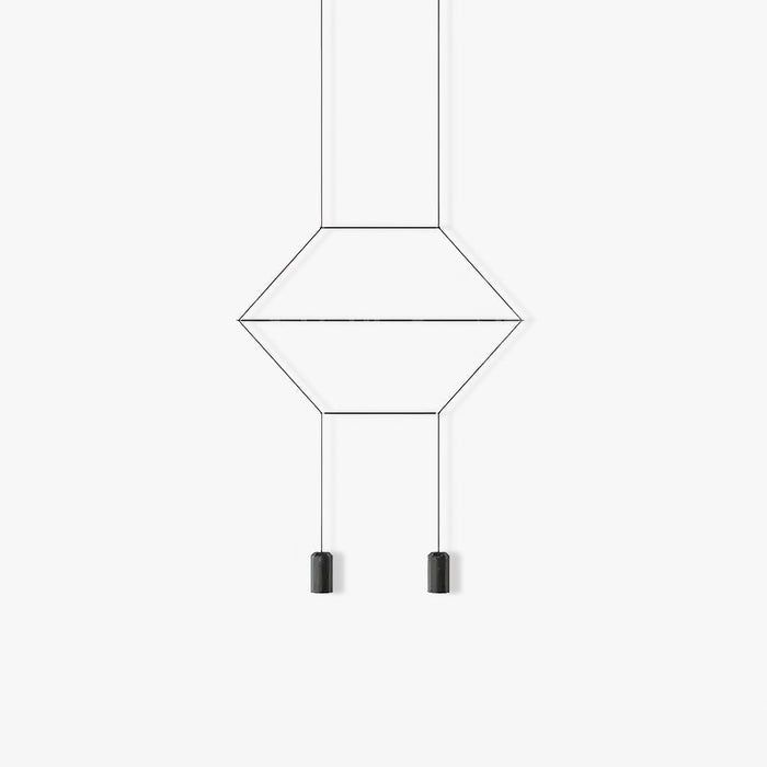 Line Art Pendant Light.