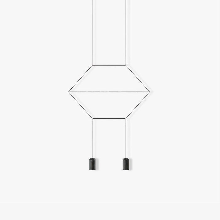 Line Art Pendant Light - DWHOME