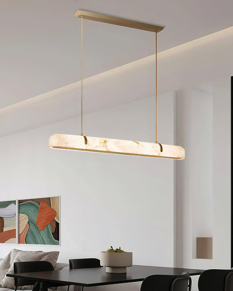 Linear Alabaster Chandelier-DWHOME