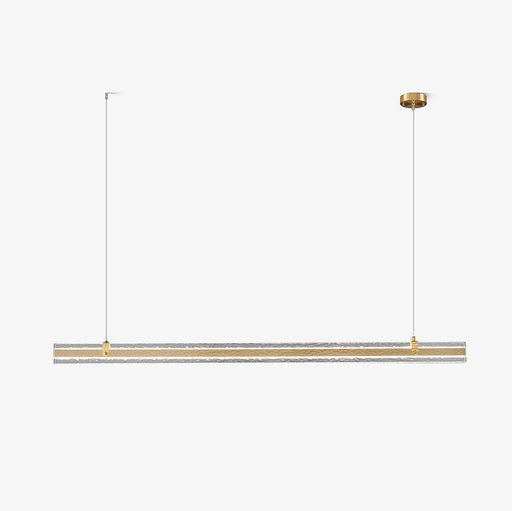 Linear Ribbon Island Pendant Light-DWHOME