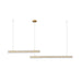 Linear Ribbon Island Pendant Light-DWHOME