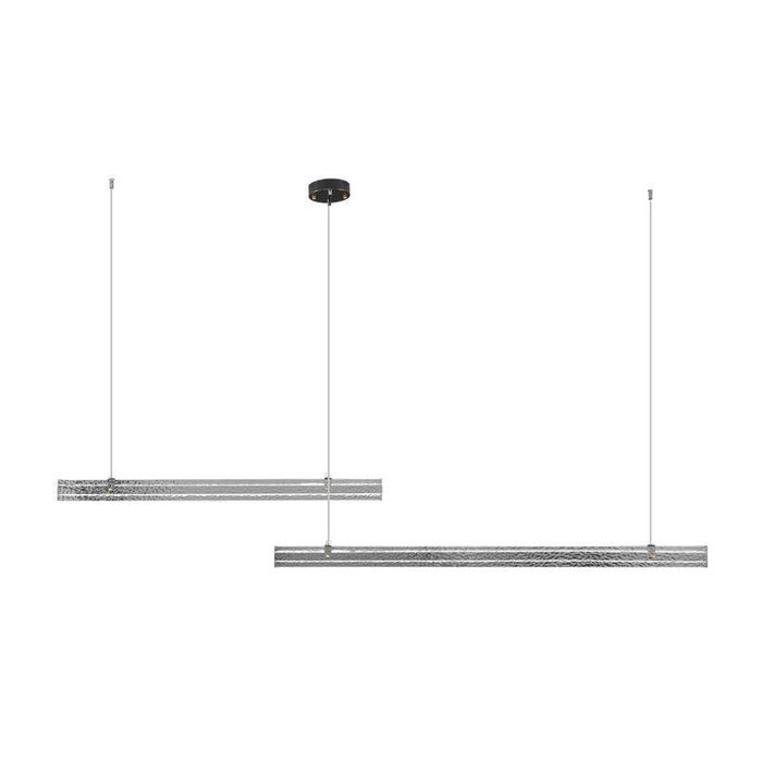 Linear Ribbon Island Pendant Light-DWHOME