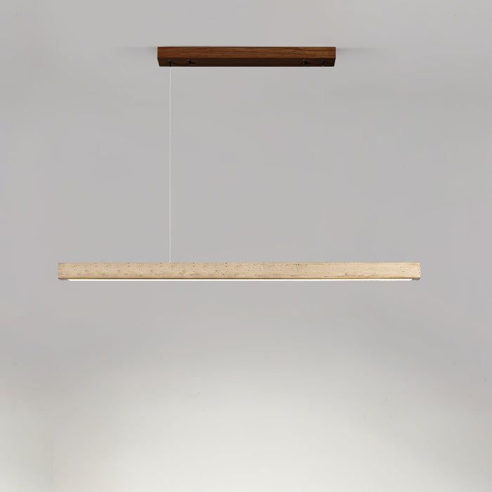 Linear Travertine Pendant Lamp-DWHOME