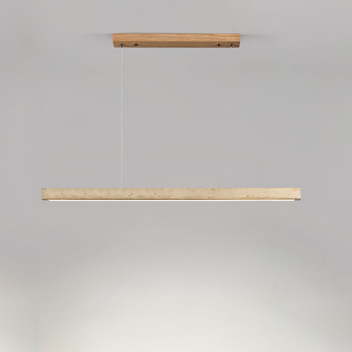 Linear Travertine Pendant Lamp-DWHOME