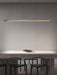 Linear Wooden Pendant Light.