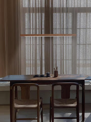 Linear Wooden Pendant Light-DWHOME