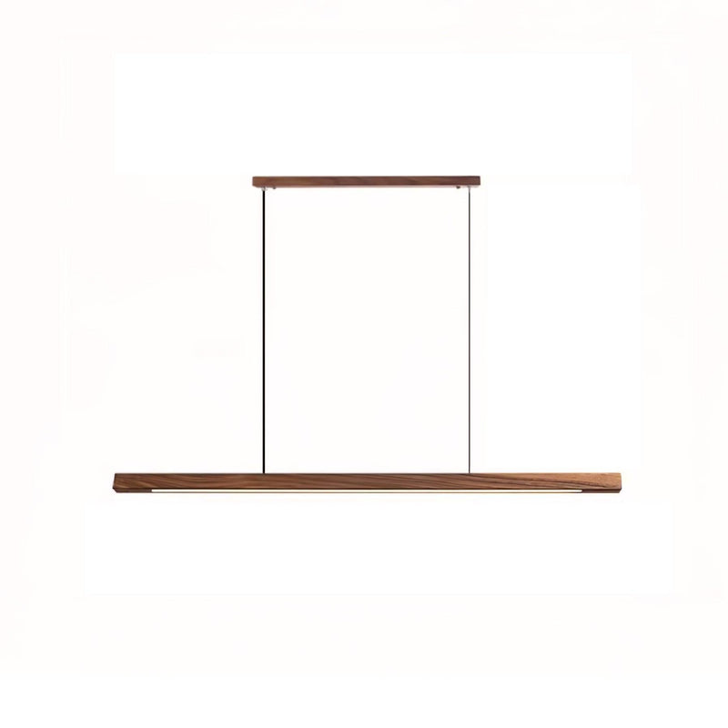 Linear Wooden Pendant Light-DWHOME