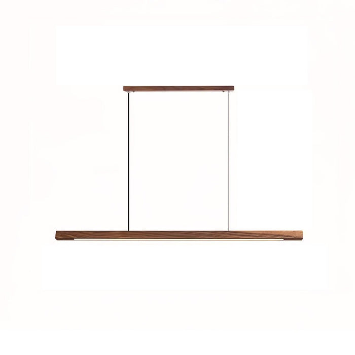 Linear Wooden Pendant Light-DWHOME