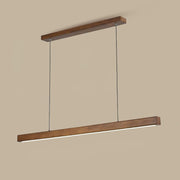Linear Wooden Pendant Light-DWHOME