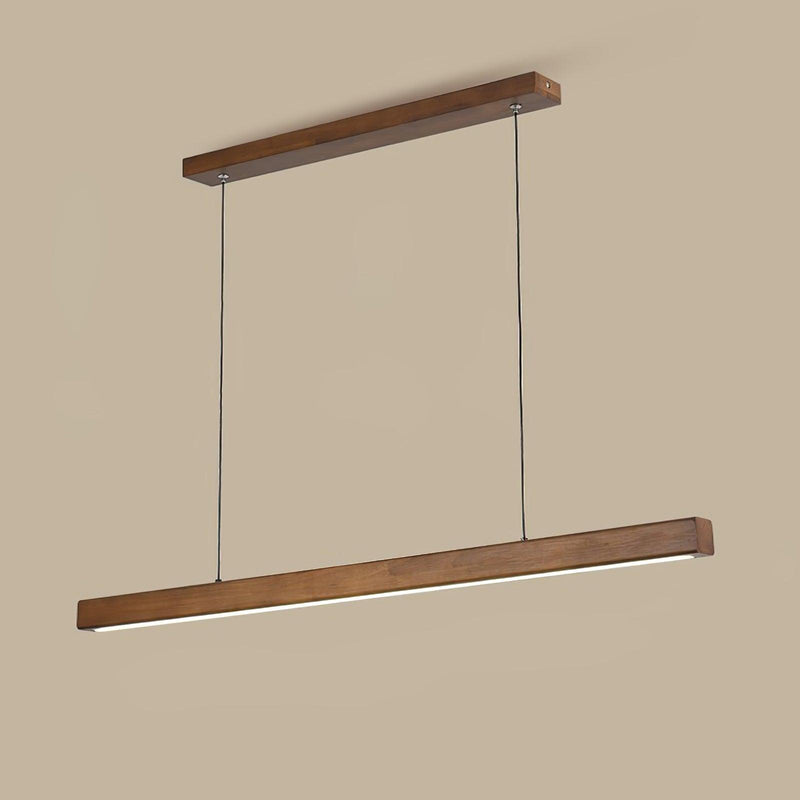 Linear Wooden Pendant Light-DWHOME