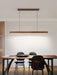 Linear Wooden Pendant Light-DWHOME